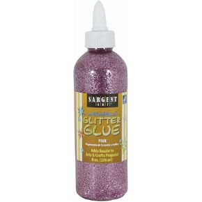 Sargent Art 22-1929 8-Ounce Pink Washable Glitter Glue