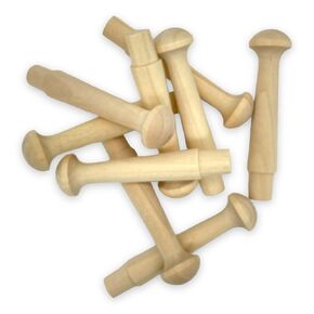 Shaker Pegs 3-1/2 Inch 1/2 Tenon Package of 35 by WOODNSHOP