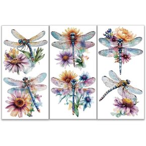 OLYCRAFT 3pcs/Set Eucalyptus Leaves Rub on Transfers for Furniture and Crafts 6x12 inch Rose Furniture Decals Plant Transfer Stickers Rub on Decals with 1pc Scraper for Wood Furniture Home Decor