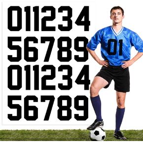 Iron on Numbers,22 Pcs 8 Inch Black Iron on Numbers for Jersey,Heat Transfer Numbers,Fabric Stickers,Number Iron on Patches,0-9 Iron on Transfers for Tshirts Clothing Football Baseball Basketball