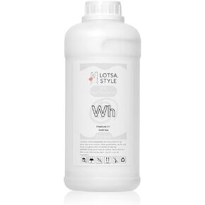 LOTSA. STYLE Premium DTF Ink Refill for Inkjet Printers Heat Transfer Film Printing (1000ml, White)