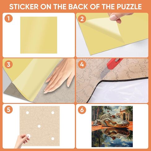 Wooden Puzzles for Adults, Lion Family Jigsaw Puzzles 200 Piece, Unique Shape Puzzles for Adults and Kids, Fun Challenging Puzzles Family Game Gift, Medium Size 10.6 x 11.3 Inches in Saudi Arabia