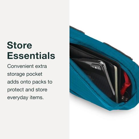 Osprey Padded Pack Pocket, Black | outdoor accessory, rain cover, dry bag, packing organizer, Black color in Kuwait