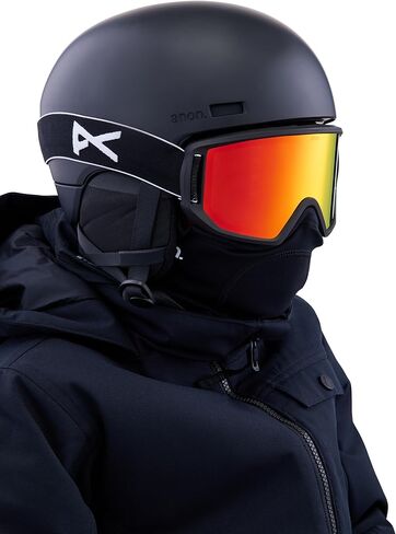 نظارات Anon Relapse Jr. + قناع الوجه MFI، الإطار: زمرد عميق، العدسة: Red Solex in Kuwait