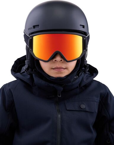 نظارات Anon Relapse Jr. + قناع الوجه MFI، الإطار: زمرد عميق، العدسة: Red Solex in Kuwait