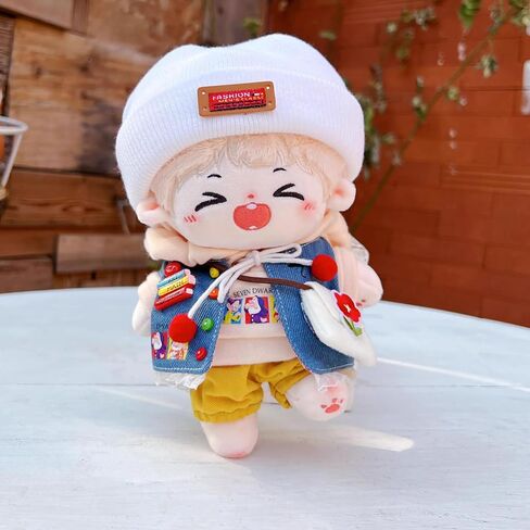 niannyyhouse Rabbit Ears Boy Stuffed Body Tail 20cm Plush Doll Wearable Clothing (2-Without Skeleton) in Kuwait