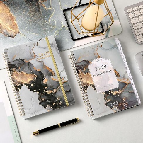 Artfan 2024-2029 Monthly Planner Spiral Bound - 5 Year Monthly Planner/Calendar 2024-2029, Jul.2024 - Jun.2029, 8.5" x 6.4", 60 Monthly Planner in Saudi Arabia