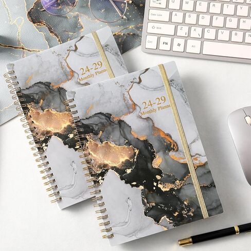Artfan 2024-2029 Monthly Planner Spiral Bound - 5 Year Monthly Planner/Calendar 2024-2029, Jul.2024 - Jun.2029, 8.5" x 6.4", 60 Monthly Planner in Saudi Arabia
