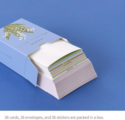 Monolike Day-by-day Card, Moon - Mix 36 Mini Postcards, 36 envelopes, 36 stickers Package in Kuwait