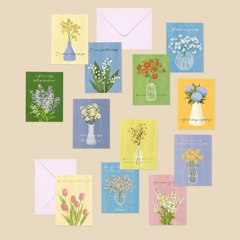 Monolike Day-by-day Card, Moon - Mix 36 Mini Postcards, 36 envelopes, 36 stickers Package in Kuwait