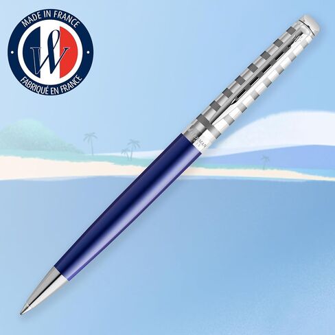 قلم حبر جاف Waterman، مجموعة Hemisphere French Riviera، Le Lounge Blue، Medium Point in Saudi Arabia