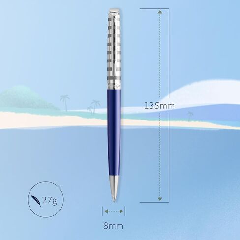 قلم حبر جاف Waterman، مجموعة Hemisphere French Riviera، Le Lounge Blue، Medium Point in Saudi Arabia
