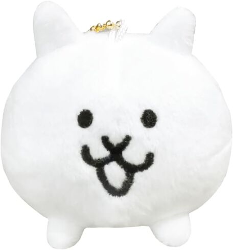 PONOS Official The Battle Cats Keychain Plush - سلسلة مفاتيح Cat Plushie - 3 بوصة قطط معركة قابلة للجمع سلسلة مفاتيح حيوانات محشوة ناعمة in Kuwait