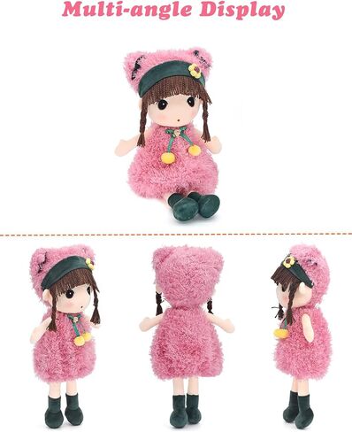 HWD Kawaii 17 inch Stuffed Plush Girl Toy Doll Good Gift for Kids Baby Lover.(Purple) in Saudi Arabia