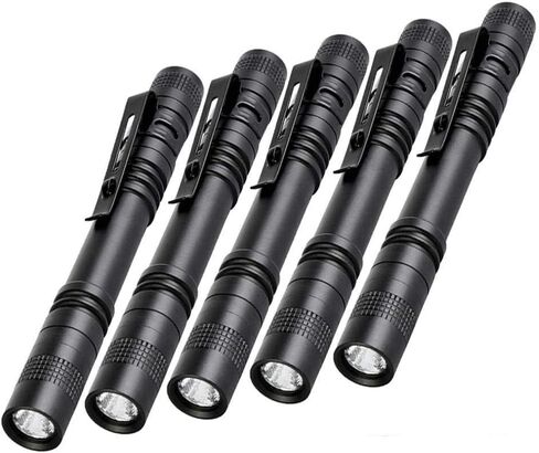 Pen Flashlight, 2 PCS Led Pen Light Flashlights with Clip in Kuwait