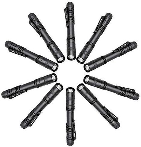 Pen Flashlight, 2 PCS Led Pen Light Flashlights with Clip in Kuwait