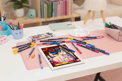 Faber-Castell Goldfaber Sketch Markers Product Design 164806 Pack of 6 Alcohol Markers with Brush Tip and Fineliner Tip in Saudi Arabia