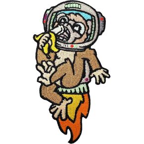 Astronaut Chimp Patch - Hook and Loop Tactical Morale Patch