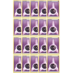 20 Basic Psychic Energy Pokemon Cards (XY/Black and White Series Design, Unnumbered) [Purple-Type]