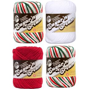 Sugar'N Cream Yarn - Ombres-Mistletoe