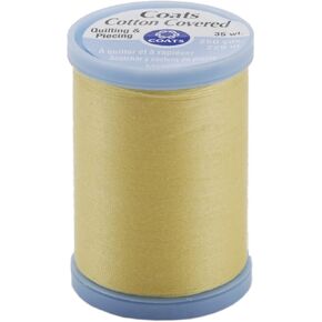 Coats & Clark Cotton Covered Quilting & Piecing Spool of Thread 250 Yds: Yellow