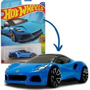 Hot Wheels 2022 - Lotus Emira - Blue - HW Exotics 10/10 - Mint/NrMint Ships Bubble Wrapped in a Box