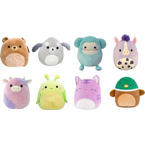 Squishmallows Official Box Set of 8 - 5 inch 5" Favorites Squishmallows Pack (Greta, Patty, Brian, Pilar, Joelle, Tabitha, Meadow, Avery)