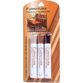 Jacent Brite Concepts Furniture Touch-Up Marker Pens for Dark Medium and Light Finishes, 3 Count Per Pack, 1-Pack