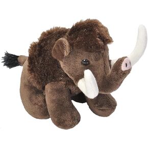 Wild Republic Pocketkins Eco Woolly Mammoth, Stuffed Animal, 5 Inches, Plush Toy, Made from Recycled Materials, Eco Friendly