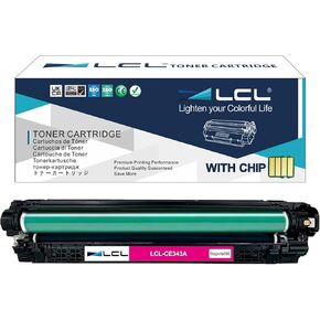 LCL Remanufactured Toner Cartridge Replacement for HP 651A CE340A CE340AC M775 M775z+ M775dn M775z M775f (Black 1-Pack )