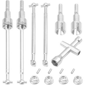 Steel Front Rear Drive Shaft CVD Compatible with SCY 1/16 Pro 16103 16201 16101 16102 RC Car