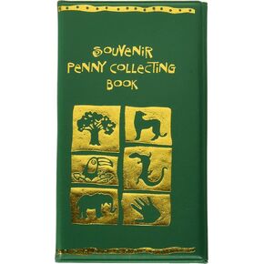 Rhode Island Novelty Green Zoo Penny Collecting Book One Per Order