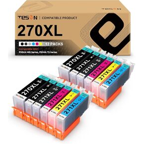 TESEN 61XL Remanufactured 61XL Ink Cartridge Replacement for HP 61XL 61 XL Use with HP Envy 4500 4508 5535 DeskJet 1000 1012 1512 Officejet 2620 2624 4630 eAIO Series Printer (1Black+1Color, Combo)