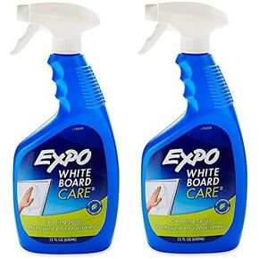 EXPO Whiteboard / Dry Erase Board Liquid Cleaner MmcQFq, 22, Oz (2 Bottles)