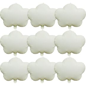 White Cloud Foil Balloons 10 Pcs Cloud Balloons For Birthday Party Baby Shower Wedding Bridal Shower Blue White Themed Party Decorations Supplies in Kuwait