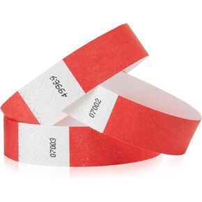 10,000 WristCo Tyvek Wristbands for Events – 5-Color Variety Pack – Tamper-Proof Design Prevents Reuse – Premium-Grade Bracelets for Hospital & Medical ID, Party, VIP Identification