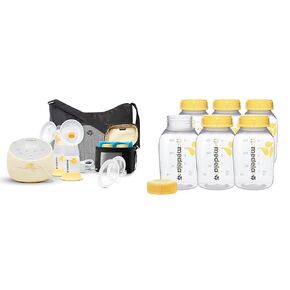 Medela Sonata Smart Breast Pump, Hospital Performance Double Electric Breastpump, Rechargeable, Flex Breast Shields, Touch Screen Display, Connects to Medela Family App