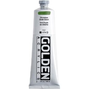 5 Oz Heavy Body Acrylic Color Paints Color: Chromium Oxide Green