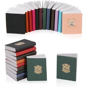 36pcs Miniature Books, 1:12 Scale Miniatures Dollhouse Books Assorted Tiny Christmas Pretend Play Toy Timeless Mini Dollhouse Decoration Accessories for Boys and Girls, Bedroom, Study Room