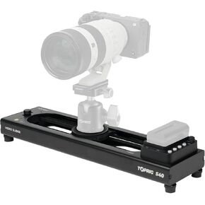 Accsoon Toprig S60 Camera Slider,Speed Control,Time-Lapse,AB Points Setting,App Control,120° Panoramic Shooting,Aluminum Alloy Video Slider for Interview Film Photography