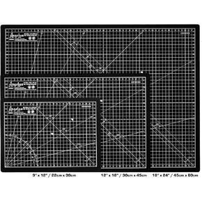 Self-Healing Cutting Mat, Double Sided, Non-Slip, Durable, Scratch-Resistant Rotary Cutting Board for Leather, Craft, Fabric, Quilting, Sewing, Scrapbooking Projects (18" x 24")