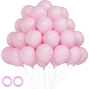 60 Pcs 12" Silver White Latex Balloons for Party Boys and Girls Birthday Party Supplies