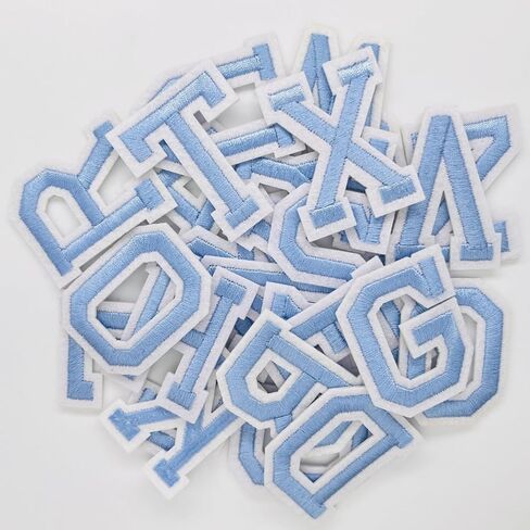 52 Pcs letter patches, Iron on Patches for Hats Clothes Bags Backpacks Jeans Repair. (orange) in Kuwait