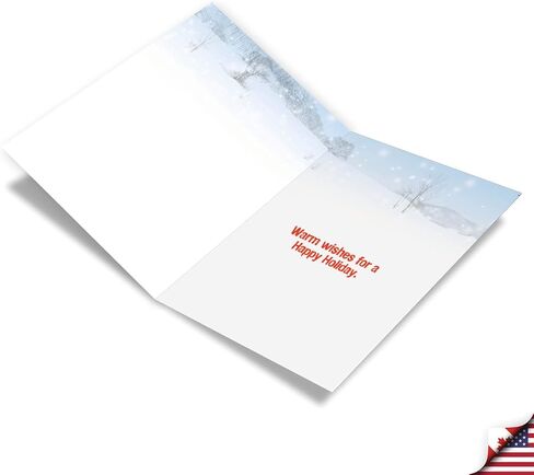 NobleWorks Bulk Pack of 36 Funny Christmas Cards w/Envelopes, Boxed Joyful Holiday Humor Dog Greeting Cards for Men and Women (1 Designs, 36 Each) - My Paws Are Frozen C5953XSG-B36 in Saudi Arabia