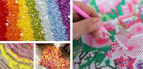 مجموعة طلاء ألماس 5D DIY، مستلزمات حرفية فنية من حجر الراين المرصعة بالنجوم والسماء المرصعة بالألماس بالكامل لتزيين جدران المنزل - يسوع الديني 11.8 × 11.8 بوصة in Saudi Arabia