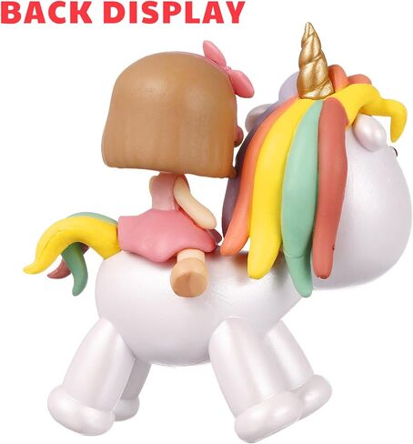 Toyvian Mini Unicorn Cake Decor Cartoon Unicorn Cake Topper Resin Figure Unicorn Cake Topper for Little Girl Birthday Party Decor Kids Unicorn Figure Topper Decor in Saudi Arabia