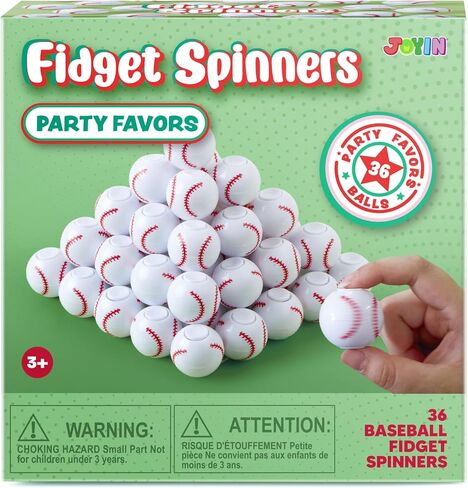 JOYIN 36 Pack 8-Ball Pool Fidget Spinners for Kids, Pool Ball Party Favors, Fidget Toys Bulk, Stress Balls, Goodie Bag Stuffers for Birthday Party, Treasure Box for Classroom in Saudi Arabia