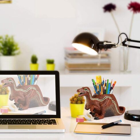 Pen Pencil Holder with Phone Stand, Resin elephant Shaped Pen Container Cell Phone Stand Carving Brush Scissor Holder Desk Organizer Decoration for Office Desk Home Decorative, NOW0025 in Saudi Arabia