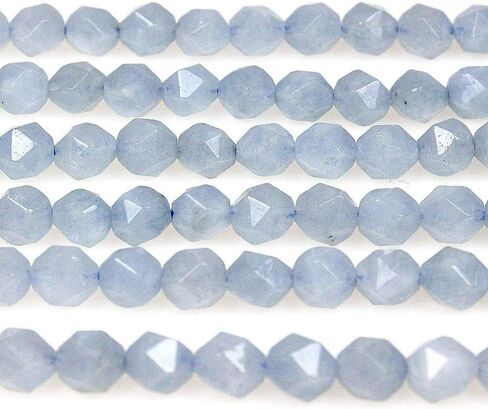 MJDCB Best Sellers Natural Stone Beads Faceted Polygon Green Tiger Eye Crystal Energy Stone Healing Power for Jewelry Making(8mm) in Kuwait