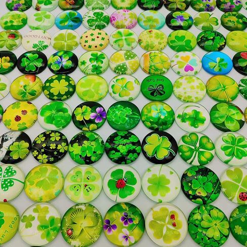 100 قطعة 25 مللي متر يتوهج في الظلام زجاج كبوشن مطبوعة زجاج قبة كبوشن للحرف اليدوية صنع المجوهرات لتقوم بها بنفسك in Kuwait